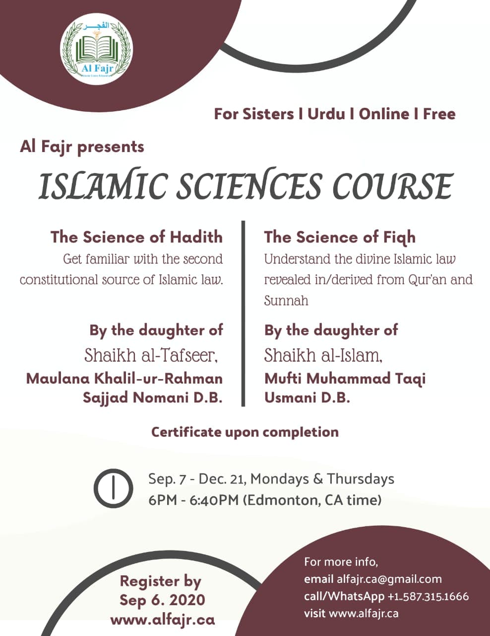 Islamic Studies Course